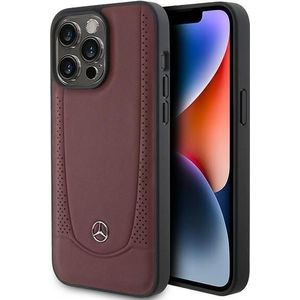 Mercedes MEHCP15XARMRE iPhone 15 Pro Max 6,7"" czerwony/rood hardcase leer Urban Bengale (iPhone 15 Pro Max), Smartphonehoes, Rood