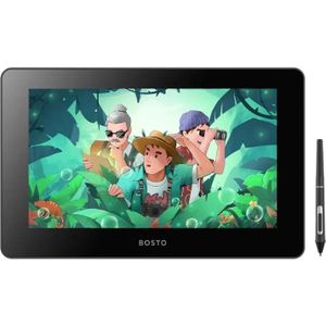 Bosto Grafisch tablet BT-12HD () (11.60", 5080 lpi), Tekentablet, Zwart