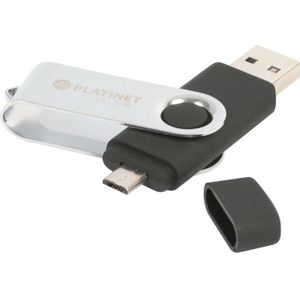 Platinet PMFB32B USB flash drive 32 GB USB Type-A / Micro-USB 2.0 Zwart