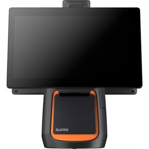 Sunmi T2s NL (15in, 4GB+64GB, WIFI, EU Adapter), Barcode scanner, Zwart, Oranje
