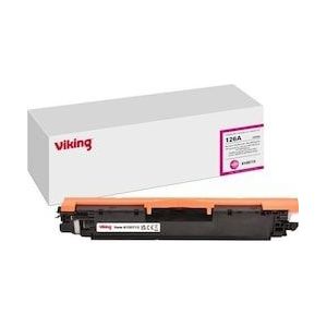 Viking - Tonercartridge - Magenta - Compatibel met HP 126A CE313A