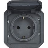 Plexo - Beschermende Contactdoos - Spatwaterdicht - IP44 - Wit