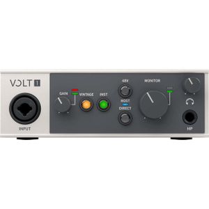 Universal Audio Audio VOLT 1 - USB Recorder - 24 bit / 192 kHz AD/DA converter - Compatibel met: PC (Wi (USB), Audio-interface, Grijs