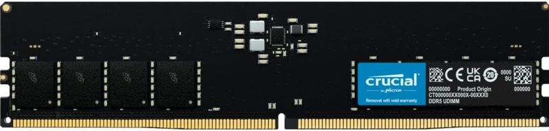 Crucial - CT64G56C46U5 - RAM - Zwart - 64GB - 5600MHz - DDR5 U-DIMM