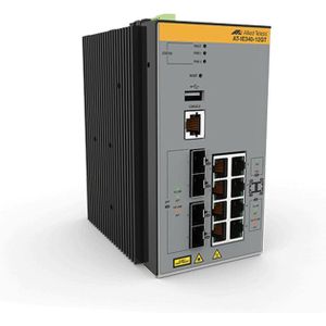 Allied Telesis - AT-IE340-12GT-80 - Switch - Zwart - 12 Gigabit Ethernet-poorten