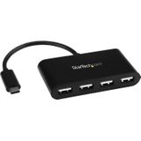 Cables Direct - 4-Poorts USB 2.0 Hub - Zwart - Docking Station