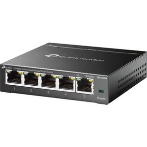 TP-Link Omada 5-Port Gigabit Easy Smart Switch Poort: 5x Gigabit Rj45 Por (5 ports), Netwerkschakelaar, Zwart
