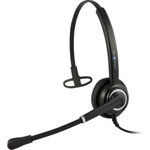 Plusonic Hoofdtelefoon 7.1P Mono NC Breedband (Bedraad), Kantoorheadset, Zwart