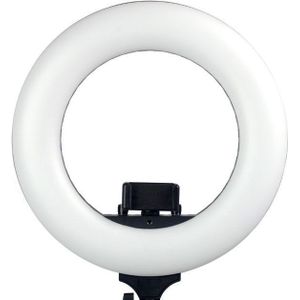 Caruba Vlogger 12 inch ronde LED, set met tas Zwart (Ringlicht), Constant licht, Zwart
