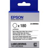Epson LK-8WBWAA labelprinter-tape Zwart op wit