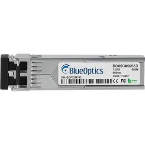 BlueOptics Alcatel-Nokia 3FE25773AA compatibele SFP BO05C856S5D, Zendontvangers, Zilver