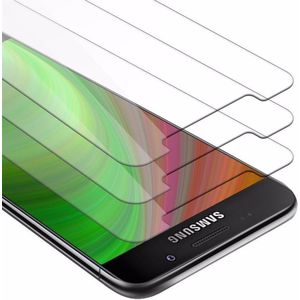 Cadorabo Glas ter bescherming van het scherm (3 Stuk, Galaxy A3 (2016)), Smartphone beschermfolie