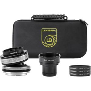 Lensbaby Soft Focus Macro Kit met Canon RF-vatting (Canon R), Objectief