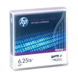 HPE LTO-6 Ultrium 6,25 TB - 20-pak (LTO-1 Ultrium, 2500 GB), Patroon