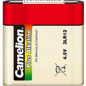 Camelion Batterij Camelion Plus Alkaline 4,5V 3LR12 (1 st.) (1 Pcs., 3R12), Batterijen