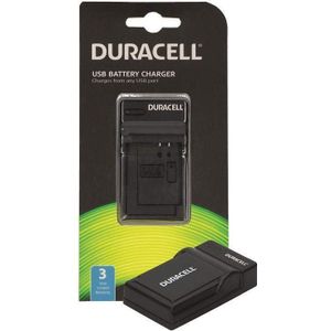Duracell Lader met USB-kabel voor DR9967/LP-E10 (Lader), Stroomvoorziening voor de camera, Zwart