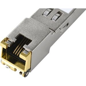 BlueOptics Compatibel Ubiquiti Networks UACC-CM-RJ45-1G BO08C28S1 SFP Transceiver, Koper RJ45, 1000BASE-T, 1, Zendontvangers, Zilver