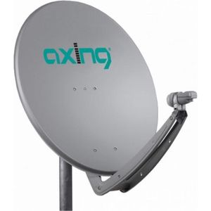Axing Saa 85-02 (Parabolische antenne, 39.53 dB, DVB-S / -S2), SAT Spiegels + SAT Antennes, Grijs