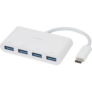 Vivanco - 34292 - Interface Hub - USB 3.2 Gen 1 Type-C - Wit