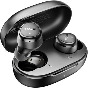 Tozo Agile Solo Black True Wireless Stereo (TWS) USB Typ-C Bluetooth In-Ear Headset Schwarz (Geen ruisonderdrukking, 7 h, Draadloze), Koptelefoon, Zwart