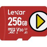 Lexar Carte Mémoire Micro Sd Play - 256go (256 GB, microSDXC, UHS-I), Geheugenkaart