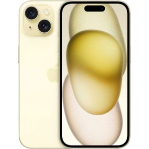 Apple iPhone 15 (512 GB, Geel, 6.10"", SIM + eSIM, 48 Mpx, 5G), Smartphone, Geel