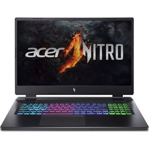 Acer Nitro 17 (17.30"", AMD Ryzen 7 8845HS, 16 GB, 1000 GB, NL), Notebook, Zwart