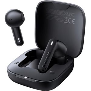 Baseus Bowie E16, zwart (6 h, Draadloze), Koptelefoon, Zwart