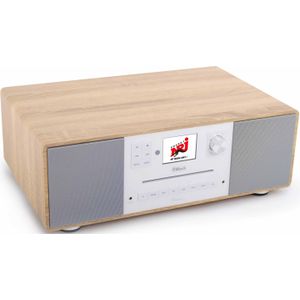 Block Smart Radio Passie Notelaar (Internet radio, DAB+, FM, Bluetooth, WiFi), Radio, Bruin