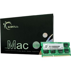 G.Skill ZO DDR3 PC 1600 CL11 /APPLE 8GSQ (1 x 8GB, 1600 MHz, DDR3 RAM, SO-DIMM), RAM, Zwart