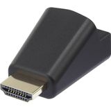 Renkforce HDMI VGA Adapter - 1x HDMI - 1x VGA - 3.5 mm Jack - Zwart