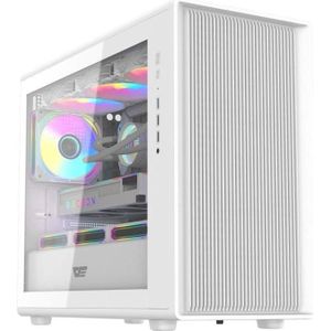 Darkflash Tech DB460M (ITX, mATX), PC-behuizing, Wit