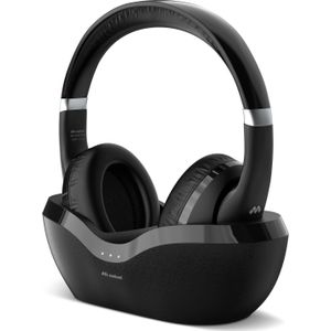 Meliconi HP Flash Base Bluetooth TV Headset (ANC, 75 h, Draadloze), Koptelefoon, Zwart