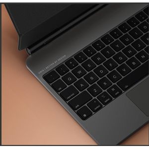 Uniq Case Venno Pro Magnetic Smart with keyboard for iPad Air 11" (2024/25) Air 10.9" (2022/20) wh, Tablet toetsenbord, Bruin