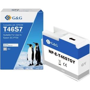 G&G, Inkt, Navulinkt grijs NP-E-T46S7-GYGG