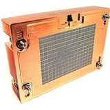 Dynatron A51 CPU-koeler 1U voor Socket SP6 passief (27 mm), Processorkoeler, Koper