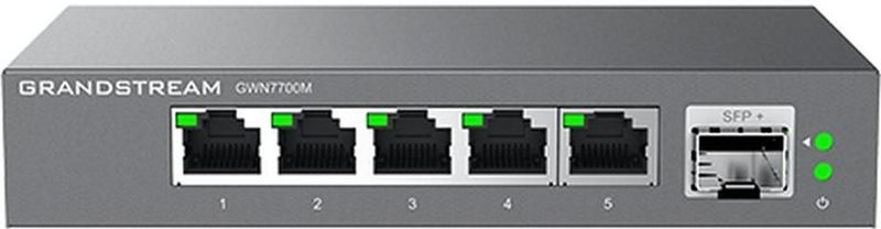 Grandstream - GWN7701PA - Netwerkschakelaar - Zwart - 8 Gigabit RJ45-poorten