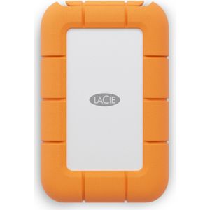 LaCie - Rugged Mini SSD - 2TB - USB 3.2 - Oranje - Schokbestendig