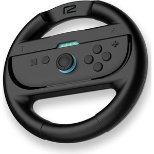 Gamecontroller - Joycon Wheel - Zwart - Ergonomisch Ontwerp - Inclusief 2 Stuks