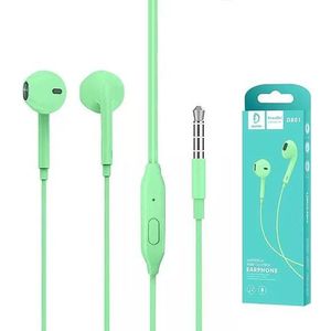 Vega - Denmen Universal Jack - In-Ear Koptelefoon - Groen