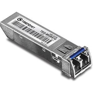 Trendnet - TEG-MGBS40D5 - Netwerk Transceiver Module - Grijs - SFP Enkelmodus LC - 1000 MBit/s - 40 Kilometer