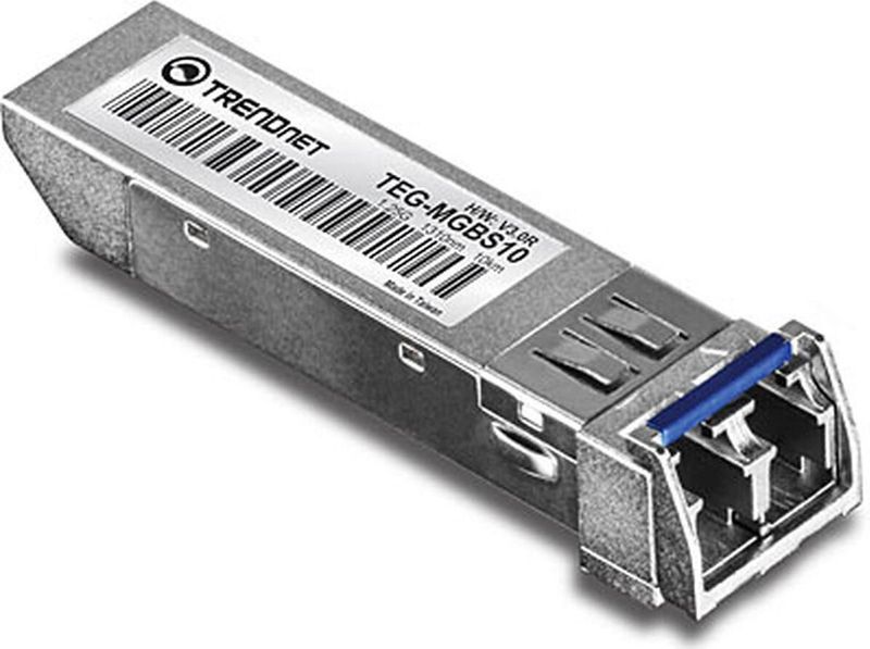 Trendnet - TEG-MGBS40D5 - Netwerk Transceiver Module - Grijs - SFP Enkelmodus LC - 1000 MBit/s - 40 Kilometer
