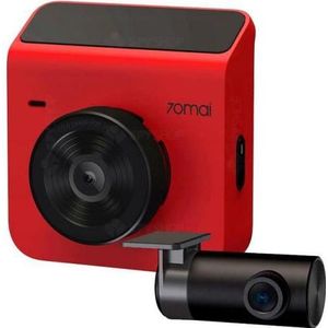 70mai auto DVR DASH CAM A400 QHD MIDRIVE A400 + RC09 rood (GPS-ontvanger, WiFi, Ingebouwd display, Ingebouwde microfoon, Bluetooth, Volledige HD), Dashcams, Rood