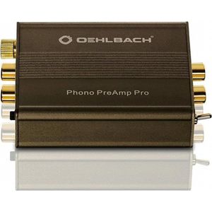 Oehlbach Phono Voorversterker Pro (Middenklasse), Phono voorversterker, Zwart