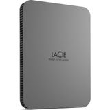 LaCie - Mobile Drive Secure - Externe Harde Schijf - 2TB - Grijs