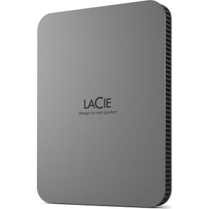 LaCie Mobile Drive Secure 2TB Ruimte Grijs (2 TB), Externe harde schijf, Grijs