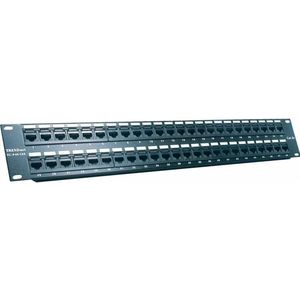 Trendnet - TC-P48C5E - Patch Panel - Zwart - 48-poorts Cat5/5e, 100-MHz-verbinding