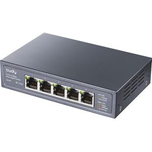 Cudy - HS105 - Multi-Gigabit Ethernet-schakelaar - 5 Poorten - 2,5 Gbit/s - Energiebesparend