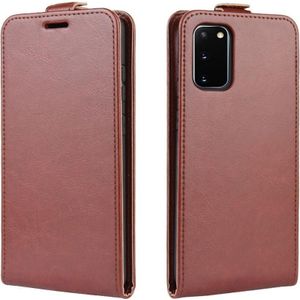 Cover-Discount Galaxy S20 FE - Klassieke Flip Case verticaal bruin (Galaxy S20 FE), Smartphonehoes, Bruin