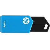HP - HPFD150W-128 USB Stick - Blauw/Zwart - 128 GB - 1 Stuk
